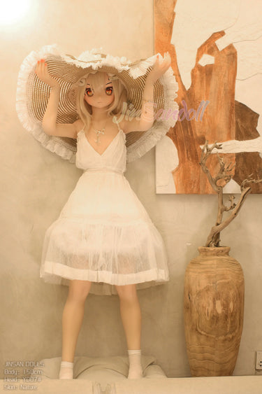 Jinsan Doll® 150cm TPE Anime Sex Doll with PVC Head