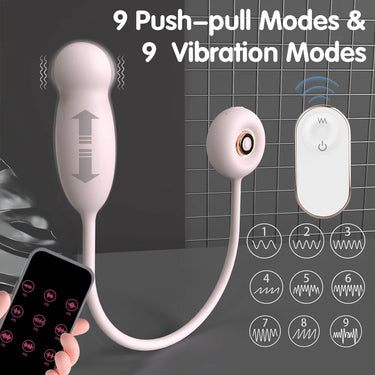 Sex Toy ® Joyful Jolt-RCT APP SHD-X007-3 Rechargeable Personal Massager with App & Remote Control