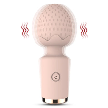 Sex Toy® Strawberry AV Wand | 10 Vibration Modes & Rechargeable Silicone Design | MDS-AV111