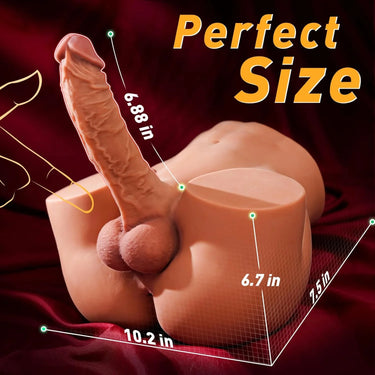 Realistic Dildos Sex Toy® Brown Buttocks Cloud Driving Coding HWC61