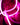 Person with pink hair and neon pink light around them
