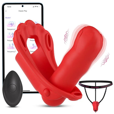 Koikiss Sex Toy® Flower Shell Wearable (with Wearable Shorts) | Wireless Remote Control | Rechargeable | New