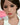 Front pose of woman showing beautiful eye and hair