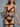 Sex doll in black lingerie with grey background.