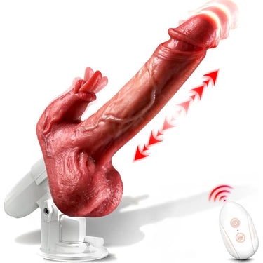 Koikiss Sex Toy® Extendable War Wolf | 8 Telescopic & 8 Vibration Modes | Wireless Remote, Heating & USB Rechargeable