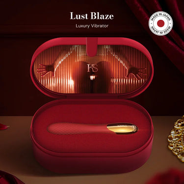 Lust Blaze Luxury Vibrator – Premium Heated Silver-Ion Antibacterial Wand