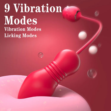Sex Toy® Bloom 7 SHD-S548-7 Rose Rechargeable Personal Massager with Multiple Functions