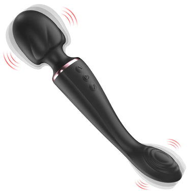 Sex Toy® Double-Ended AV Wand | Dual Motor, 10 Vibration Modes & Magnetic Charging | MDS-586