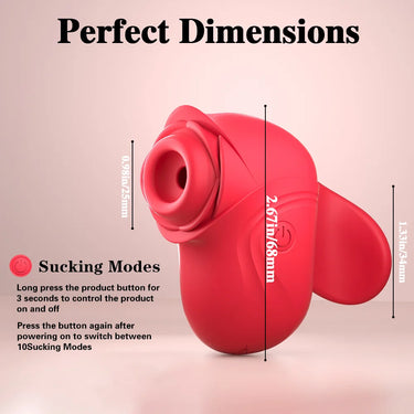 Sex Toy® Kiss Honey SHD-S696 Silicone Suction Personal Massager with Magnetic USB Charging