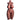 Naked female mannequin torso on a white background