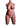 Naked female torso on a white background