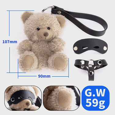 Koikiss Sex Toy® SM Teddy Bear PU Accessory for Silicone Dolls