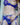 Person wearing blue lingerie with 'Victoria's Secret' branding.