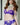Purple bra doll