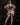 Full body sex doll model in fashionable lingerie outfit