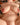 Partial view of a person lying on a patterned surface