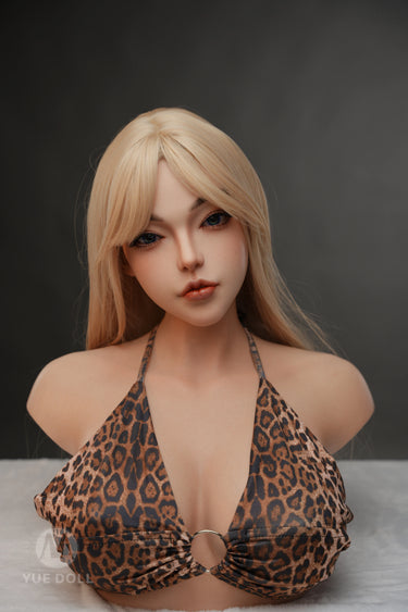 YUE DOLL® Penny 51cm(20") E-CUP Curved Deep Throat Seamless Neck Full Silicone Torso For Blxxjob Only ( NO.4317)