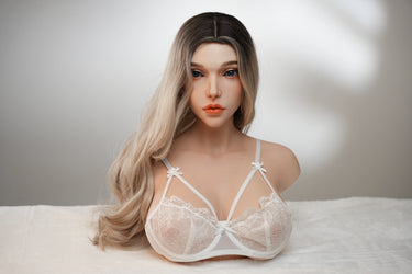 YUE DOLL® Erika 51cm(20") E-CUP Curved Deep Throat Seamless Neck Full Silicone Torso For Blxxjob Only ( NO.4314)
