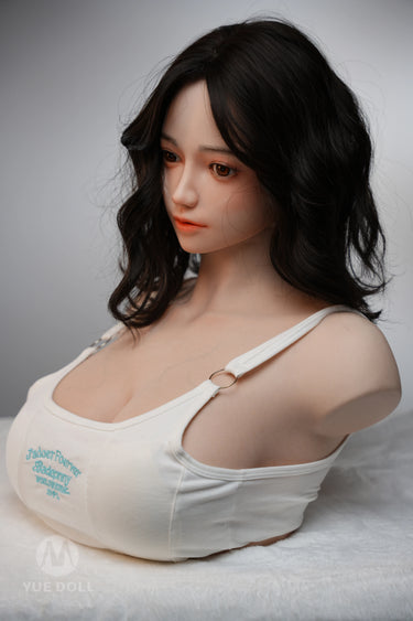 YUE DOLL® Misty 51cm(20") E-CUP Curved Deep Throat Seamless Neck Full Silicone Torso For Blxxjob Only ( NO.4387)