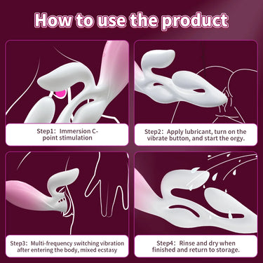 Sex Toy ® Magic Tree SHD-I002 Rabbit Vibrator with Quad Motor Technology & Magnetic USB Charging