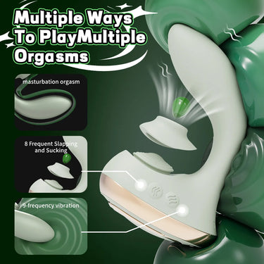Sex Toy ® HopStar Pro SHD-H027-2 Rechargeable Suction Vibrator with Magnetic USB Charging