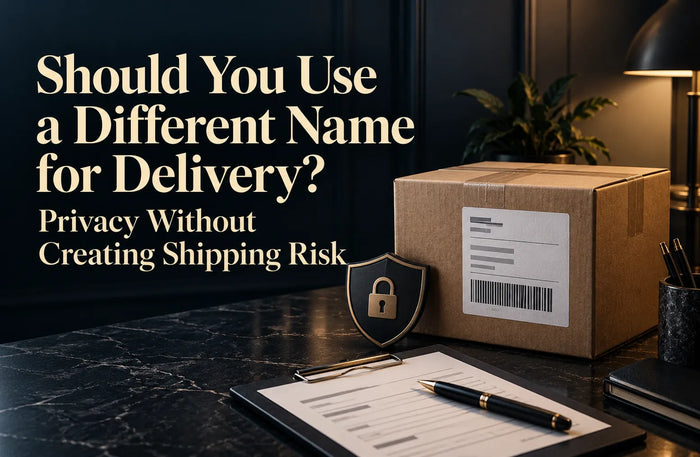 Should You Use a Different Name for Delivery? Privacy Without Creating Shipping Risk