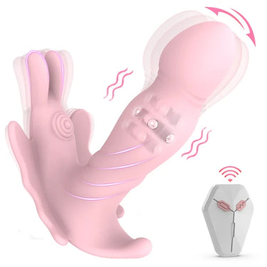 Sex Toy®Peristaltic Butterfly | 9 Peristaltic & 9 Vibration Modes | Wireless Remote | Magnetic Rechargeable