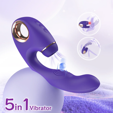 Sex Toy® Joanna SHD-H026 Suction Vibrator with Vibration, Tapping & Magnetic USB Charging