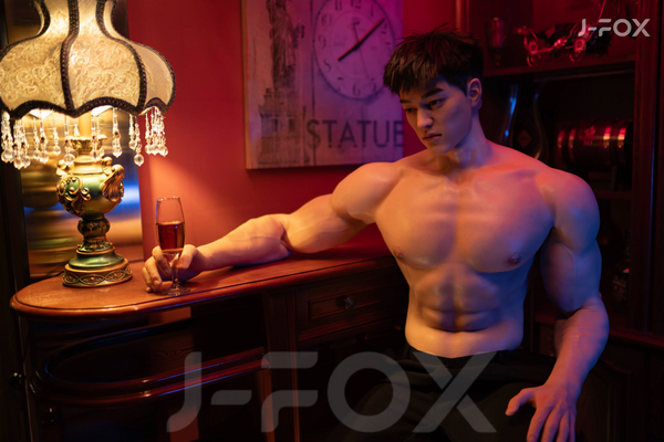 J-FOX® Xiong 172cm(5.64') A03# Male Full Silicone ( No.3173)