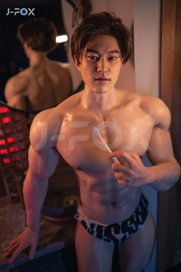 J-FOX® Qiang 172cm(5.64') A04# Male Full Silicone ( No.3172)