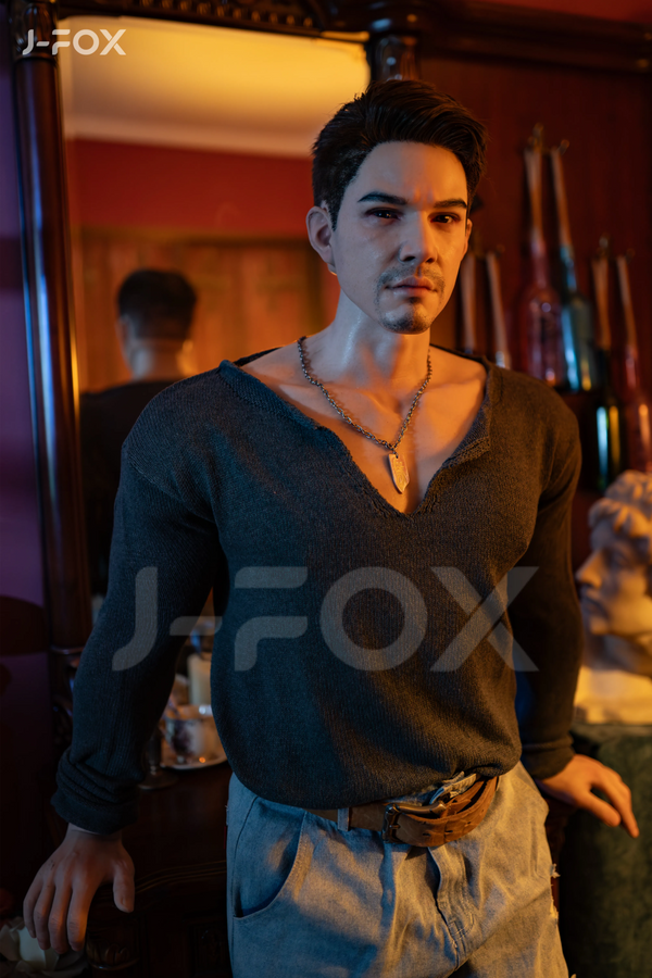 J-FOX® Mike 172cm(5.64') A02# Male Full Silicone ( No.3171)
