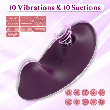 Sex Toy® Honey Sucking Wearable | 10 Vibration & 10 Suction Modes | Wireless Remote | Magnetic Rechargeable