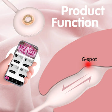 Sex Toy ® Joyful Jolt-RCT APP SHD-X007-3 Rechargeable Personal Massager with App & Remote Control