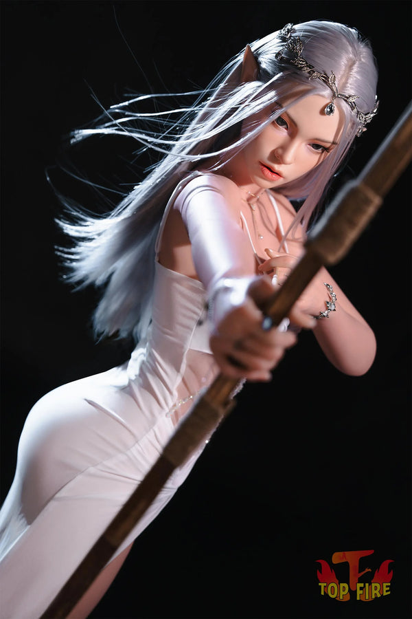 Top Fire Doll® 165cm (5ft5) C-Cup Full Silicone Elf Sex Doll Lorna, ROS Head T07
