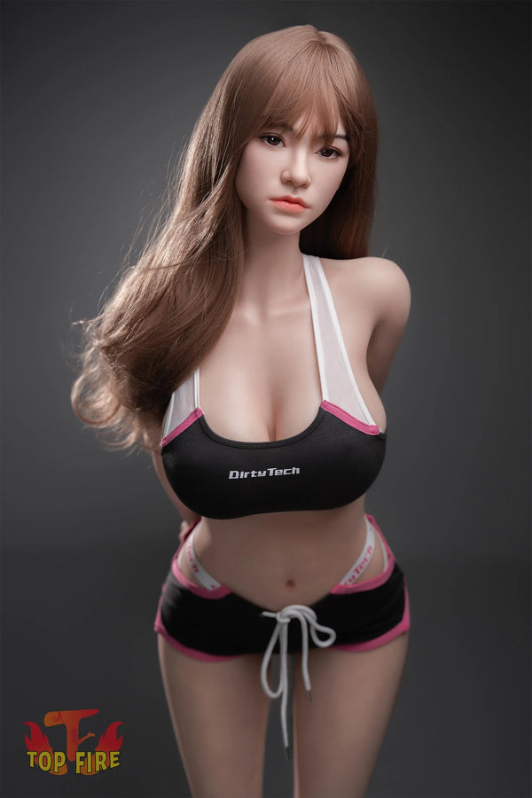 Top Fire Doll® 158cm (5ft2) D-Cup Japanese Silicone Sex Doll Bid, ROS Head T06
