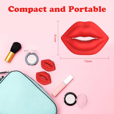 Sex Toy® Breast Massagers Pouting Mouth Nipple Clamp Open | 6 Frequency Modes & Wireless Remote Control