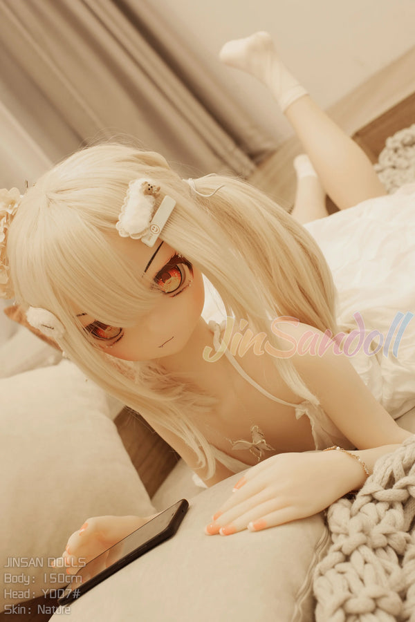 Jinsan Doll® 150cm TPE Anime Sex Doll with PVC Head