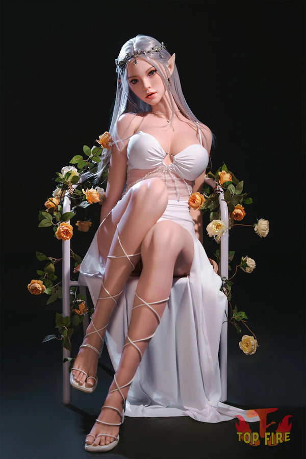 Top Fire Doll® 165cm (5ft5) C-Cup Full Silicone Elf Sex Doll Lorna, ROS Head T07