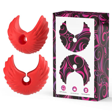 Sex Toy® Breast Massagers Angel Nipple Clamp | 10 Frequency Vibration & Wireless Remote Control