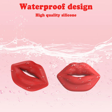 Sex Toy® Breast Massagers Pouting Mouth Nipple Clamp Open | 6 Frequency Modes & Wireless Remote Control