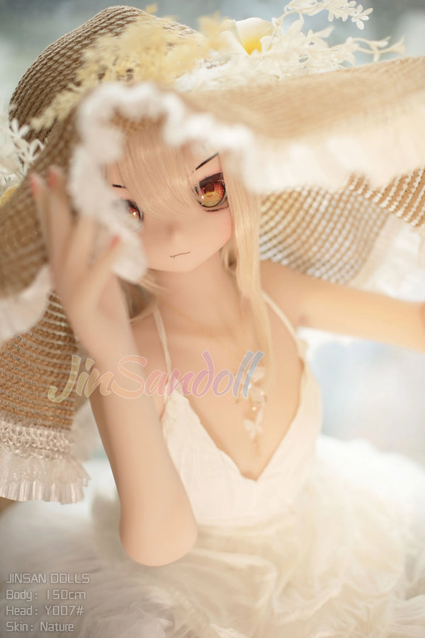 Jinsan Doll® 150cm TPE Anime Sex Doll with PVC Head