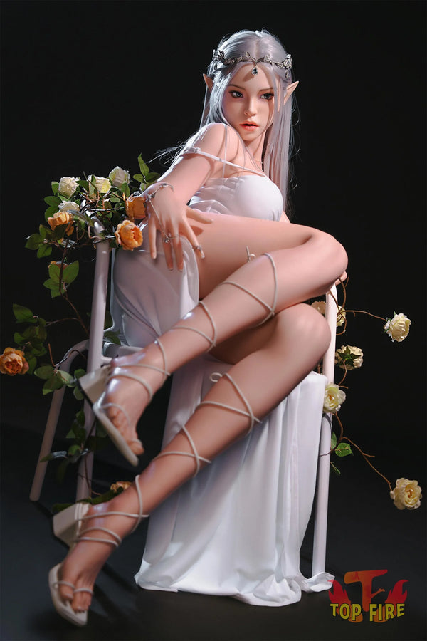Top Fire Doll® 165cm (5ft5) C-Cup Full Silicone Elf Sex Doll Lorna, ROS Head T07