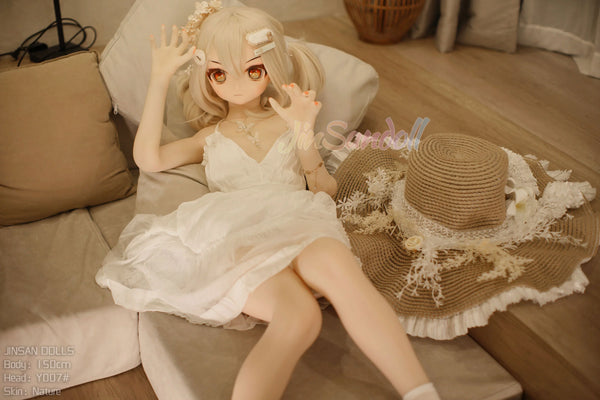Jinsan Doll® 150cm TPE Anime Sex Doll with PVC Head
