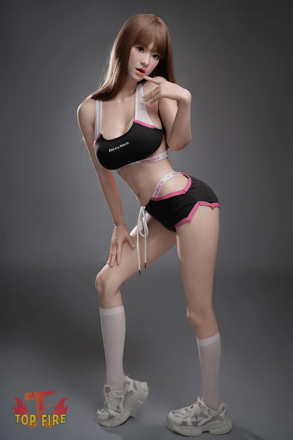Top Fire Doll® 158cm (5ft2) D-Cup Japanese Silicone Sex Doll Bid, ROS Head T06