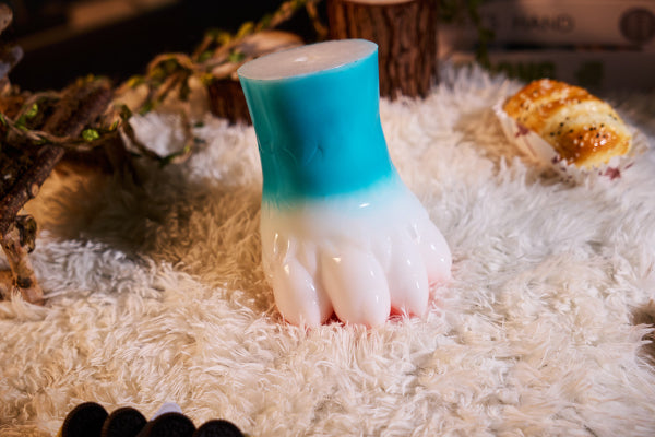 MRL Sex Doll® 1.1kg (2.4 lbs) Silicone Furry Paw Hentai Onahole Male Masturbator, Blue
