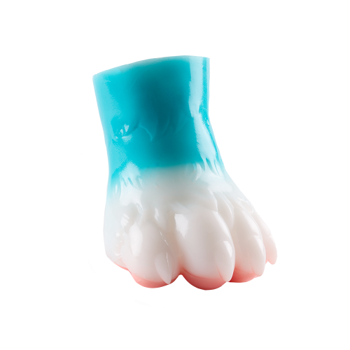 MRL Sex Doll® 1.1kg (2.4 lbs) Silicone Furry Paw Hentai Onahole Male Masturbator, Blue