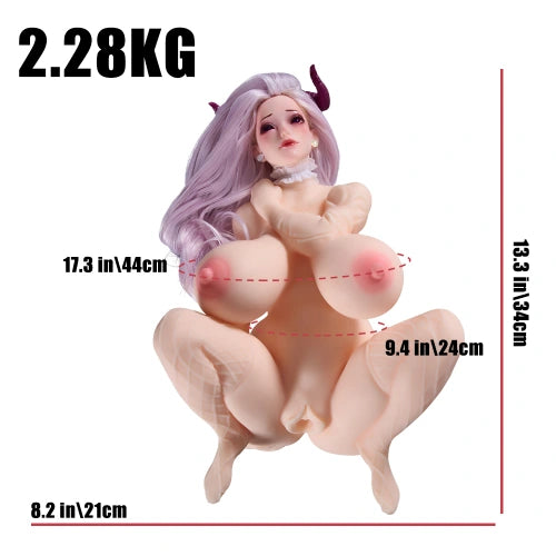 MRL Sex Doll® 1.25 Ivy: 2.3kg (4.1 lbs) Silicone Anime Sex Doll Hentai Male Masturbator