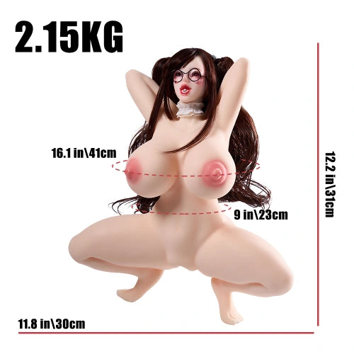 MRL Sex Doll® 1.25 Nanako: 2.1kg (4.6 lbs) Silicone Anime Sex Doll Hentai Male Masturbator