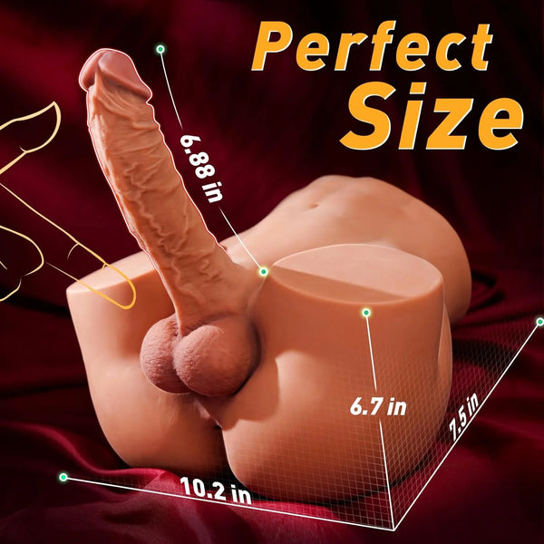 Realistic Dildos Sex Toy® Brown Buttocks Cloud Driving Coding HWC61