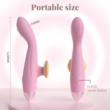 Koikiss Sex Toy®  Rose Finger Flicking Vibrator is crafted from premium silicone and ABS Materials
